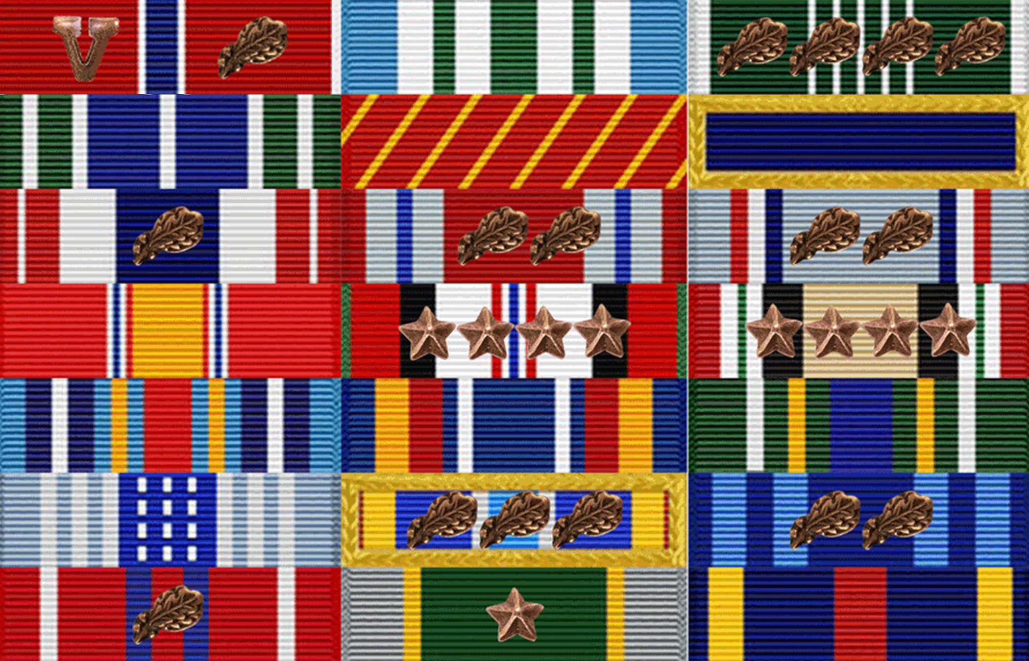 TSgt Tim Officer Ribbon Rack