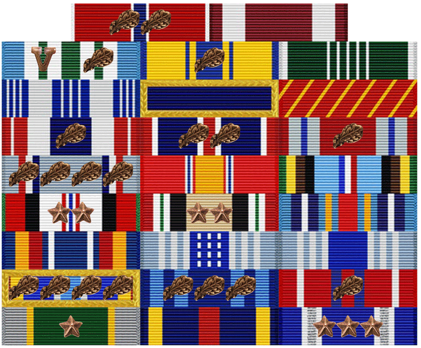 MSgt Josh Gavulic Ribbon Rack