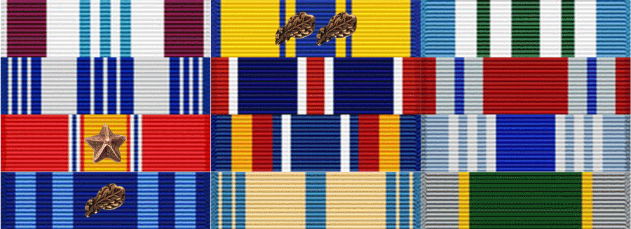 Major Paul Soomsawasdi Ribbon Rack