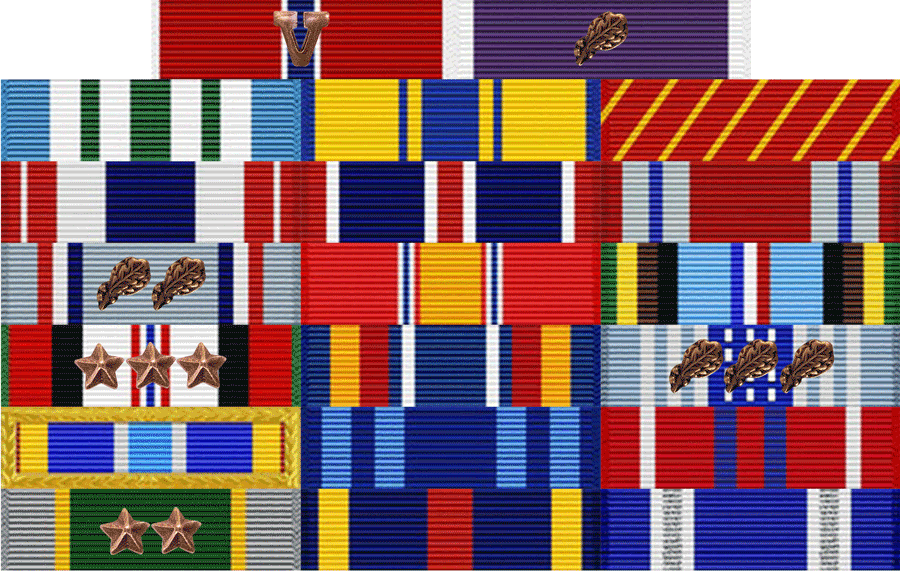 SSgt Forrest Sibley Ribbon Rack