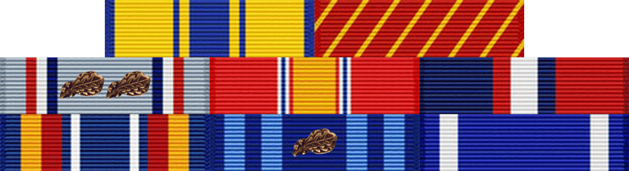 SSgt Juan Ridout Ribbon Rack