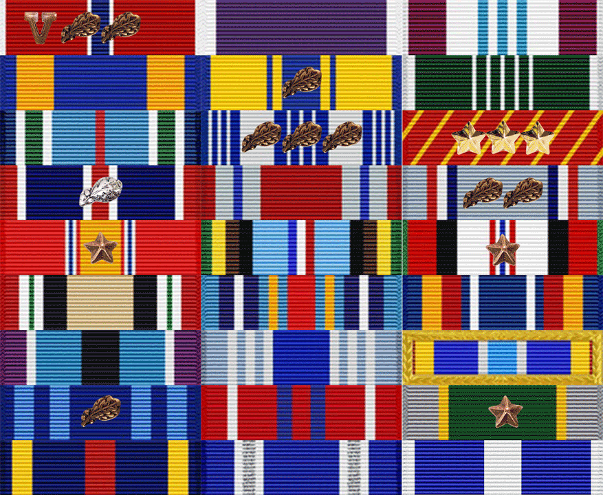 SSgt Scott Sather Ribbon Rack