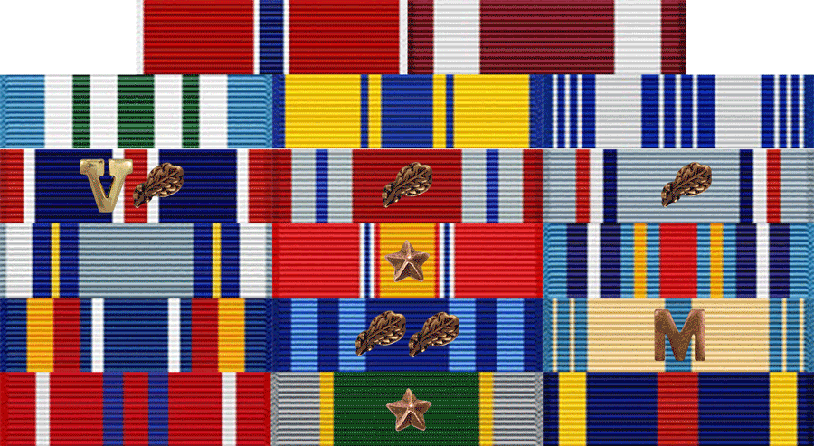 TSgt Chris Matero Ribbon Rack