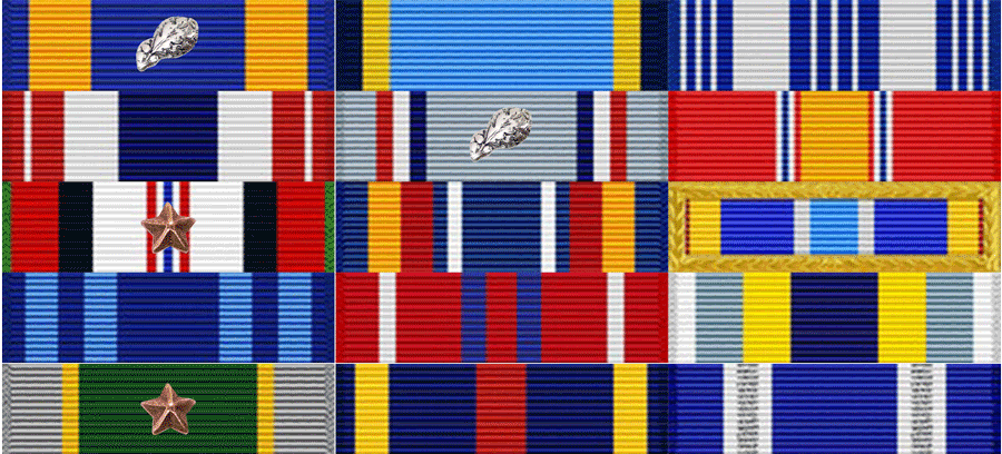 TSgt Peter Kraines Ribbon Rack