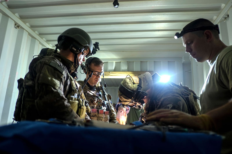 Special Operations Surgical Team treating a patient